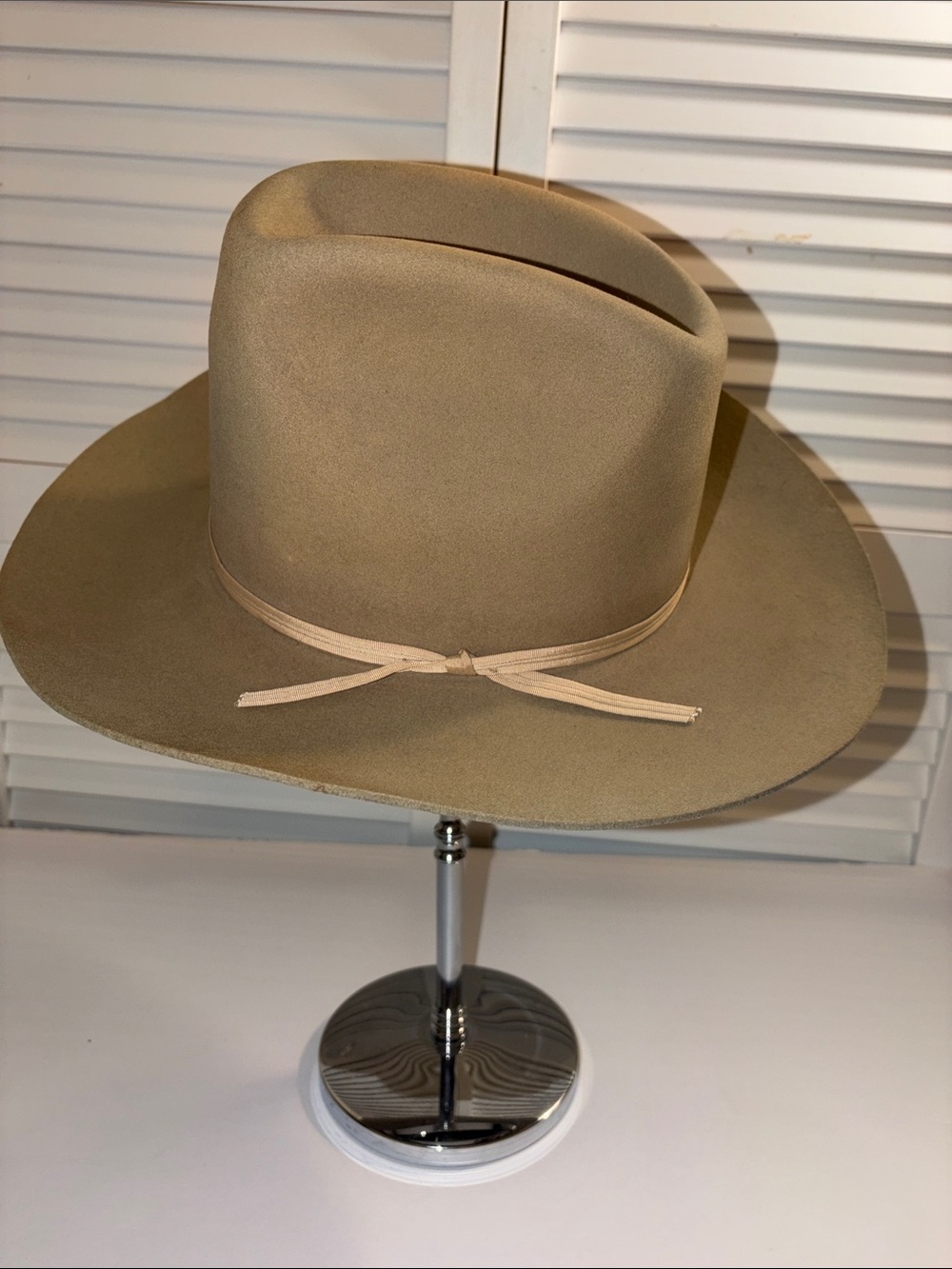 Iconic Style Open Road Fur Felt Fedora Size 7